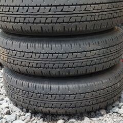 軽自動車 鉄チンホイール付 夏タイヤ