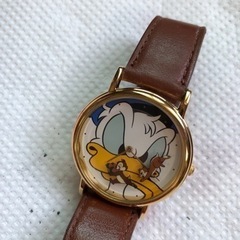 ディズニー　ドナルド&チプデ　腕時計