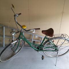 30年位前の古いシマノ自転車。３段変速ギア、バックミラー、ジャン...