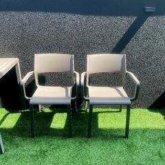 イタリア NARDI社 ガーデンテーブル1台＆チェア2脚セット