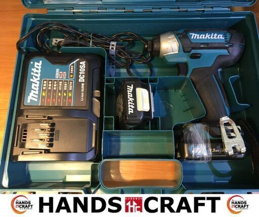 マキタ　TD110DSHX　インパクトドライバ　中古品　バッテリ10.8V二個/充電器付き　【ハンズクラフト宜野湾店】