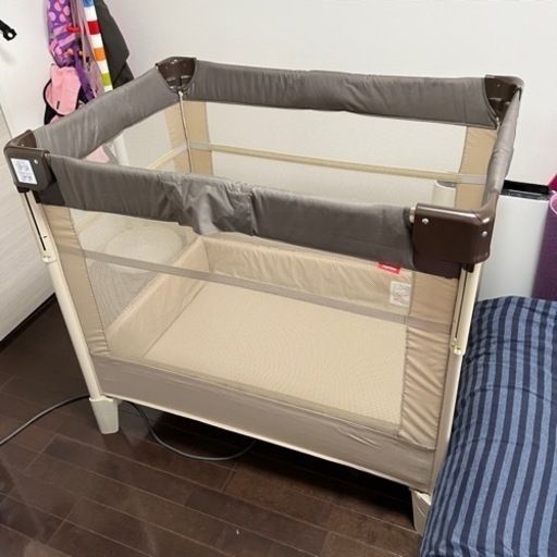 【美品】ココネルエアー ベビーベッド 折りたたみ