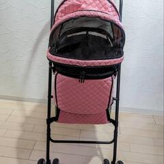 天使のカート☆ペットカート☆キャリーポルテ☆マットキルト☆ピンク色