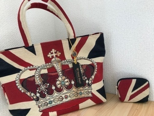 シンクビー　ゴッドセーブザクイーン　トートバック　コインケース付き