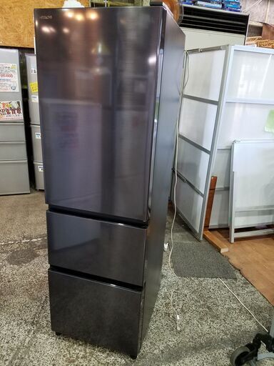 【愛品館市原店】日立 2021年製 315L 3ドア冷蔵庫 R-V32NV(K)【愛市IR015650-104】