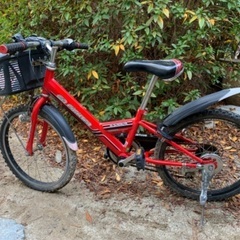 【ネット決済】子供のマウンテンバイク自転車（赤）20インチ