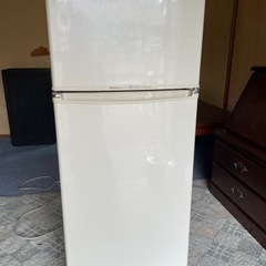小型冷蔵庫　2ドア　ナショナル　白色