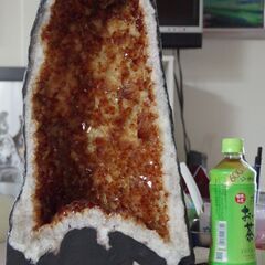 シトリンドーム　25.2ｋｇ　高さ50.0ｃｍ　黄水晶　金運と恋愛運のパワーストーン