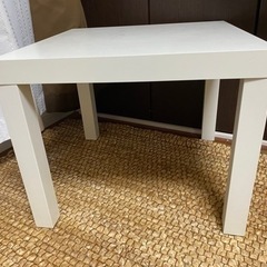 IKEA 白　ローテーブル　子供テーブル　多機能ミニテーブル　
