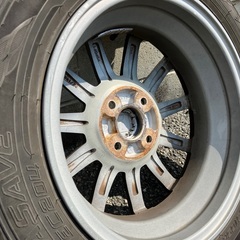 N-BOX純正アルミホイール➕タイヤセット　袋ナット付き