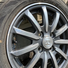 N-BOX純正アルミホイール➕タイヤセット　袋ナット付き