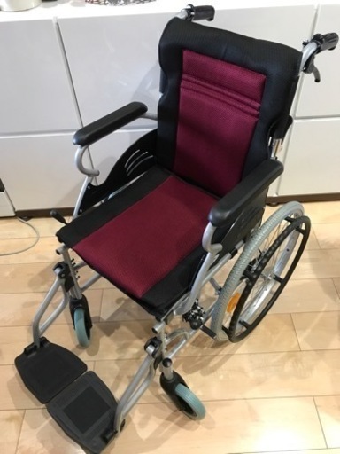 新品・未使用品　ケアテックジャパン 軽量 自走式アルミ製車椅子 CA-12SU ハピネスライト