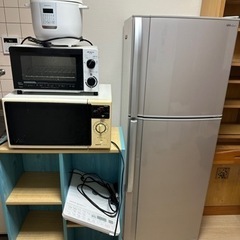 冷蔵庫、電子レンジ、トースター、炊飯器、IHヒーター(アムウェイ)
