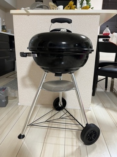 未使用。ウェーバー(Weber) バーベキュー コンロ 直径47cm コンパクトケトル