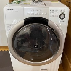 SHARP  ES-S70-WL  ドラム式電気洗濯乾燥機　ジャンク