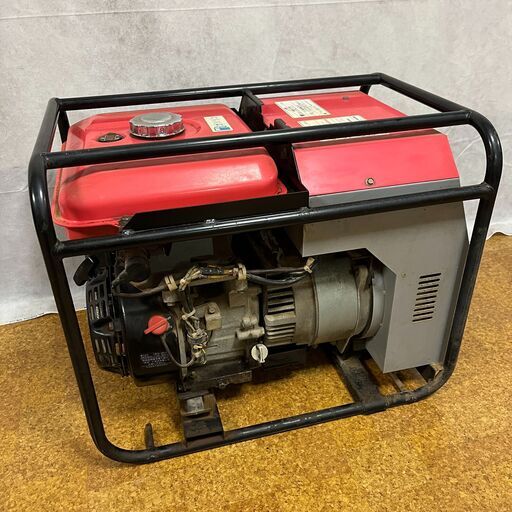 動作確認済 新ダイワ EGW135 ガソリンエンジン溶接機 発電機 溶接機