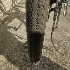 27インチ シティサイクル キレイな白 6速 タイヤ前後溝有り