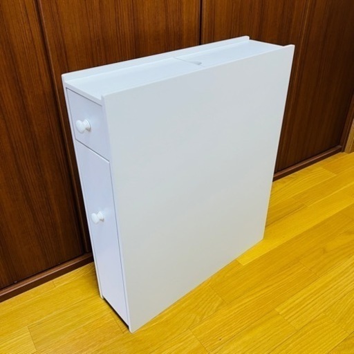 MTR-6569WH HAGIHARA 狭いトイレでも置けるスリムトイレラック