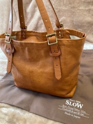 Slow スロウ　トートバッグ　ショルダーバッグ　メンズ　レディース　本革レザー