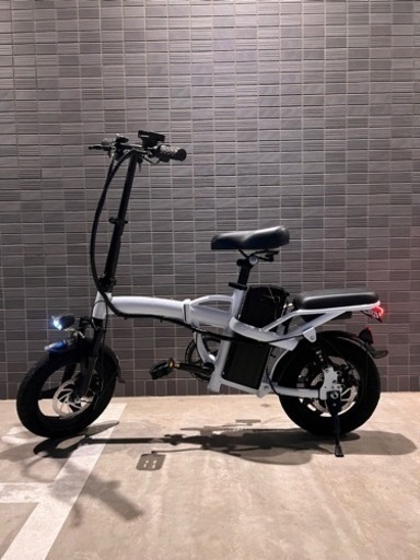 【新品未使用】フル電動自転車 white