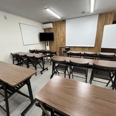 【ネット決済】会議用テーブル 4台&椅子　幅1800×奥行450...