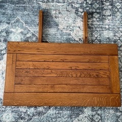 ダイニングテーブル チェア5点セット 補助テーブル付き