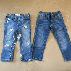 美品　乳児用ストレッチ👖ジーンズ