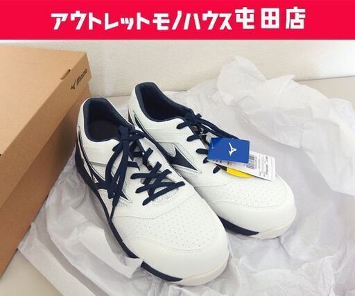 新品 ミズノ 安全靴 27.5cm EEE 白 F1GA210001 オールマイティ LS2 11L MIZUNO ホワイト ワークシューズ 靴 未使用品 札幌市 北区 屯田