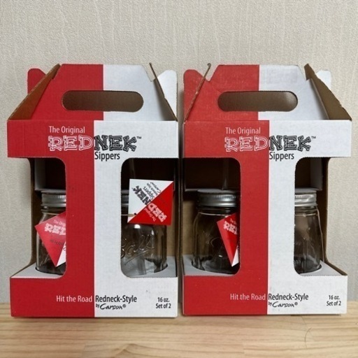 メイソンジャー 16oz  REDNEK  4個セット