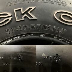 DICK CEPEK RADIAL M-C 31×10.50R15LT 15インチ スパイクタイヤ 4本 ホワイトレター カップピン 78プラド デリカスペースギア等 (MTJ320) クレジットカード QRコード決済可能