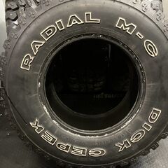 DICK CEPEK RADIAL M-C 31×10.50R15LT 15インチ スパイクタイヤ 4本 ホワイトレター カップピン 78プラド デリカスペースギア等 (MTJ320) クレジットカード QRコード決済可能