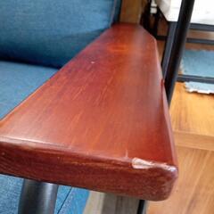 ★2人掛けソファー　ヴィンテージ　手すりにキズあり　26999円で購入　幅134cm 💳自社配送時🌟代引き可💳※現金、クレジット、スマホ決済対応※