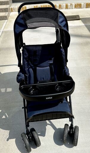 【12/20まで、最終お値下げ】KATOJI 二人でゴー　ネイビー 2人乗りベビーカー 二人でゴー ネイビー41911 カトージ / 2人でゴー