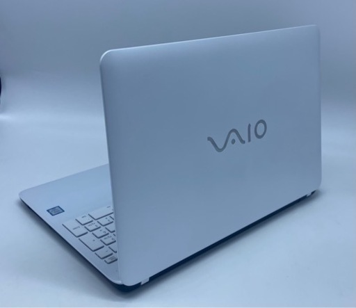 人気モデル早い者勝ち❗VAIO白ノートパソコン❗設定済で初心者にも