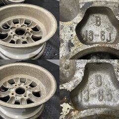 旧車ホイール ワタナベ タイプB 13インチ 4本 6J4HPCD114.3約+33 6.5