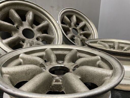 旧車ホイール ワタナベ タイプB 13インチ 4本 6J4HPCD114.3約+33 6.5