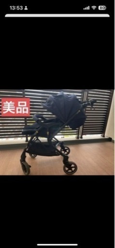【7/21日まで有効】ピジョンpigeon ベビーカー　美品　AB型