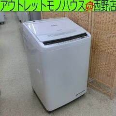 洗濯機 8kg 2015年製 シャープ ES-GE80L 風乾燥 大型 8.0kg SHARP 札幌