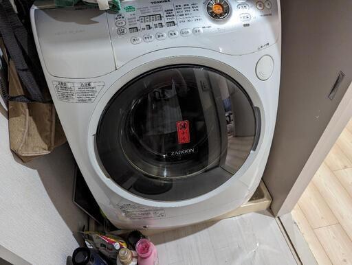 東芝 洗濯乾燥機 ZABOON TW-Z8200L(WS) 半ジャンク