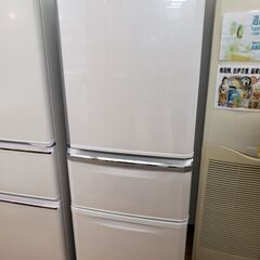 MITSUBISHI 2019年製 ３ドア冷蔵庫 MR-C34D-W 