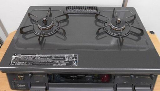 LPガス ガステーブル 2020年製 幅59cm IC-S87K-1L パロマ 水無片面焼き 