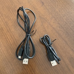 Micro USB Type-B コード　どちらか1本