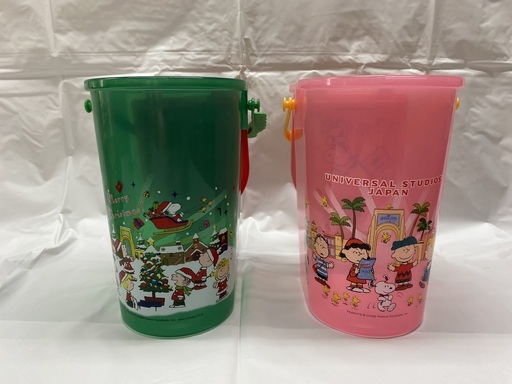 【レア】USJポップコーンバケツ　スヌーピー他　８セット レア】USJポップコーンバケツ スヌーピー他 8セット