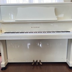 【ネット決済・配送可】KAWAI アップライトピアノ　ku-5B