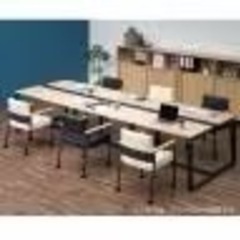  【受け渡し予定者決定済み】(定価 17万円)ミーティングテーブル パーテーション付き