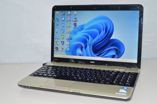 中古ノートパソコン 最新Windows11+office NEC LS150/F Pentium-B950/メモリ4GB/HDD750GB/15.6インチ/無線内蔵/DVDマルチ搭載