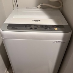 2015年製　Panasonic洗濯機　無料
