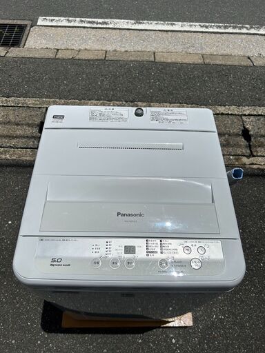 洗濯機 パナソニック 2016年 5㎏ NA-F50ME3【安心の3ヶ月保証】自社配送時代引き可※現金、クレジット、スマホ決済対応※