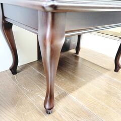 【ジモティ特別価格】ガラスキャビネット ビンテージ 3段 猫脚 インテリア