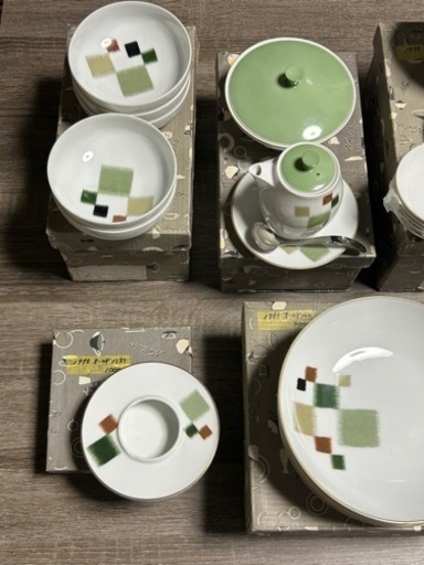 レトロモダンデザイン オールドノリタケ 1955年頃 食器セット
